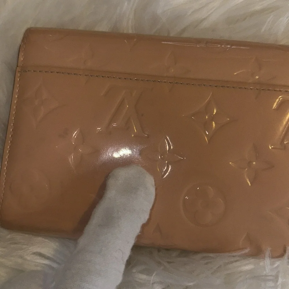 Louis Vuitton Vernis Sarah Compact Wallet Rose Ballerine GUC - Picture 14 of 16